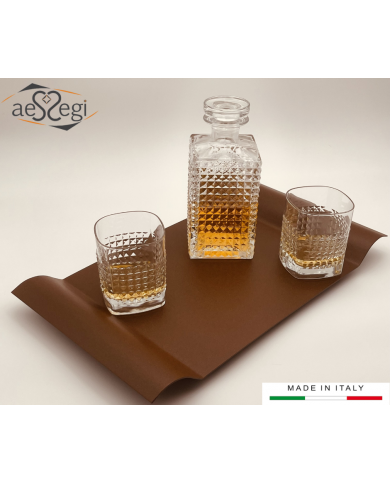 Vassoio artigianale in metallo elegante - AESSEGI