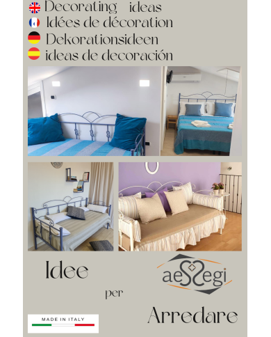 Divano Letto in Ferro Battuto Nodo | Artigianato Italiano AESSEGI Divano Letto in Ferro Battuto Nodo | Artigianato Italiano AESSEGI