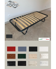 Rete a doghe estraibile per divano letto in ferro battuto, struttura robusta e affidabile Rete a doghe estraibile per divano letto in ferro battuto, struttura robusta e affidabile