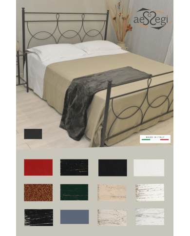 Letto Matrimoniale Ferro Battuto Marianne | AESSEGI