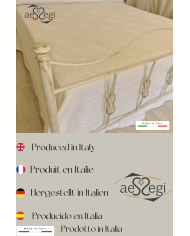 Letto Matrimoniale Ferro Battuto Fiocco | AESSEGI Letto Matrimoniale Ferro Battuto Fiocco | AESSEGI