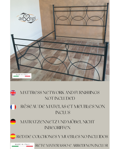 Letto Matrimoniale Ferro Battuto Marianne | AESSEGI