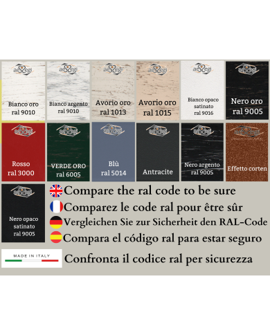 Letto Matrimoniale Ferro Battuto Silvana | AESSEGI Letto Matrimoniale Ferro Battuto Silvana | AESSEGI