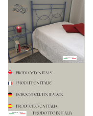 Testata Letto una Piazza e Mezza Marianne con Giroletto | AESSEGI Testata Letto una Piazza e Mezza Marianne con Giroletto | AESSEGI