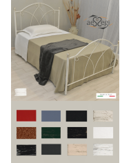 Letto alla francese in ferro battuto Denise - AESSEGI Letto alla francese in ferro battuto Denise - AESSEGI