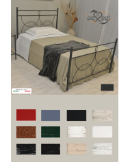 Letto alla francese in ferro battuto Marianne - AESSEGI Letto alla francese in ferro battuto Marianne - AESSEGI