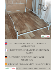 Letto alla Francese Denise - Testata con Giroletto | AESSEGI Letto alla Francese Denise - Testata con Giroletto | AESSEGI