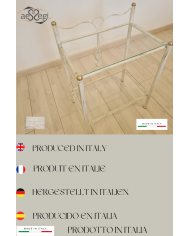 Comodino in Ferro Battuto Fiocco | AESSEGI Comodino in Ferro Battuto Fiocco | AESSEGI