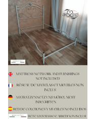Letto alla Francese Cuore - Testata con Giroletto | AESSEGI Letto alla Francese Cuore - Testata con Giroletto | AESSEGI