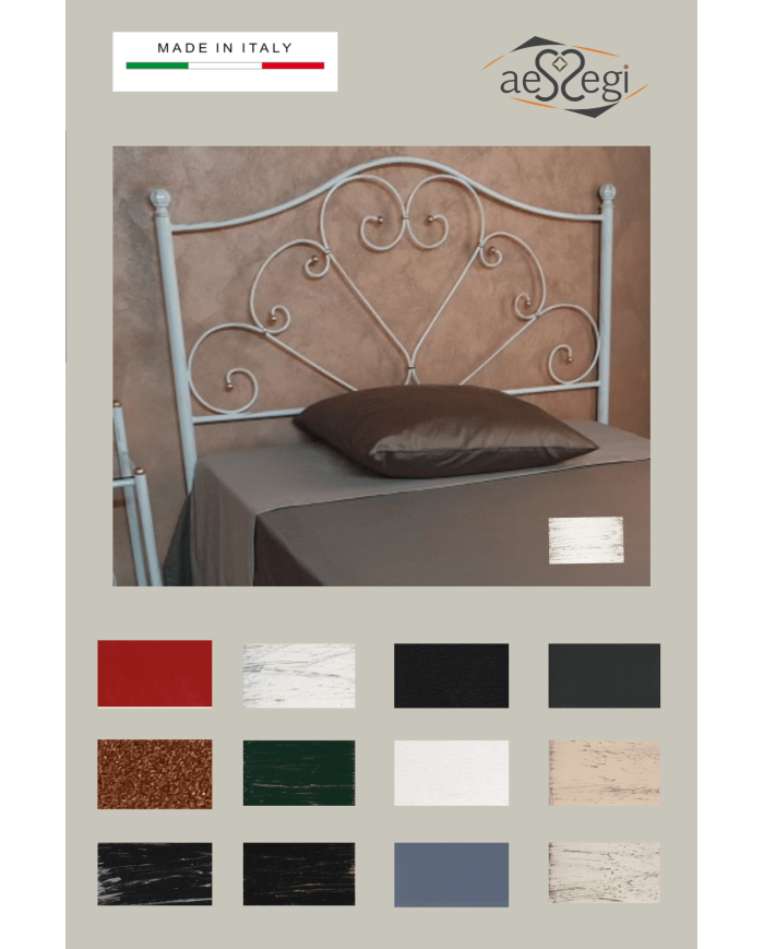 Letto alla Francese Sogno - Testata con Giroletto | AESSEGI Letto alla Francese Sogno - Testata con Giroletto | AESSEGI