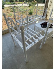 Set salottino in ferro battuto da giardino Valentina Set salottino in ferro battuto da giardino Valentina