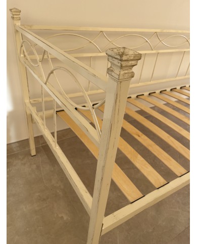 Divano Letto in Ferro Battuto Rosa Anna | Artigianato Italiano AESSEGI Divano Letto in Ferro Battuto Rosa Anna | Artigianato Italiano AESSEGI