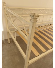 Divano Letto in Ferro Battuto Rosa Anna | Artigianato Italiano AESSEGI Divano Letto in Ferro Battuto Rosa Anna | Artigianato Italiano AESSEGI