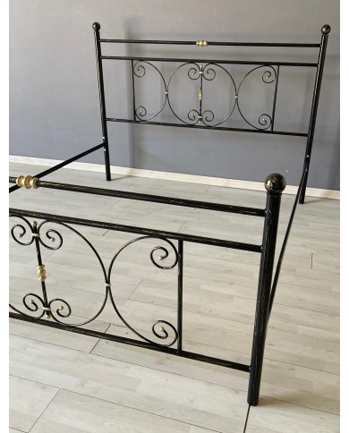 Letto Matrimoniale Ferro Battuto Mimosa | AESSEGI Letto Matrimoniale Ferro Battuto Mimosa | AESSEGI