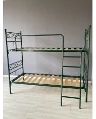 Letto a Castello in Ferro Battuto Rosa Anna | AESSEGI Letto a Castello in Ferro Battuto Rosa Anna | AESSEGI