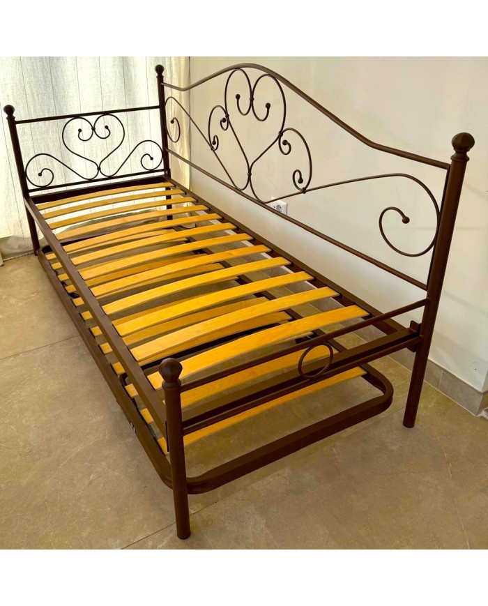 Dormeuse in Ferro Battuto Sogno con Rete Estraibile | AESSEGI Dormeuse in Ferro Battuto Sogno con Rete Estraibile | AESSEGI