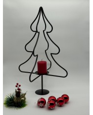 Albero di Natale in ferro battuto portacandele| AESSEGI