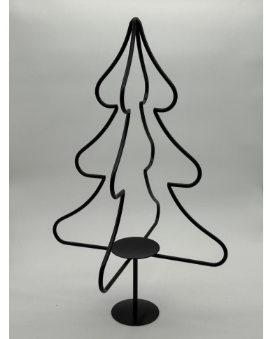 Albero di Natale in ferro battuto portacandele| AESSEGI