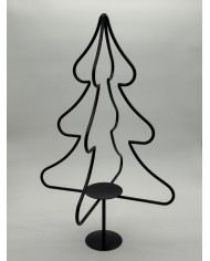 Albero di Natale in ferro battuto portacandele| AESSEGI