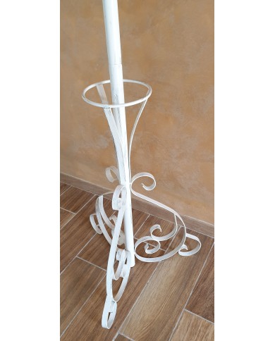 Appendiabiti da Terra in Ferro Battuto con Poggia Ombrelli | AESSEGI