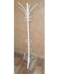 Appendiabiti da Terra in Ferro Battuto con Poggia Ombrelli | AESSEGI Appendiabiti da Terra in Ferro Battuto con Poggia Ombrelli | AESSEGI