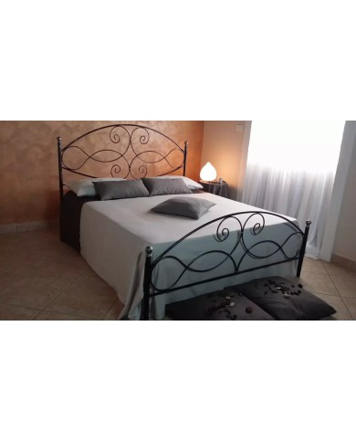 Letto Matrimoniale Ferro Battuto Gentjana | AESSEGI Letto Matrimoniale Ferro Battuto Gentjana | AESSEGI