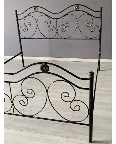Letto Matrimoniale Ferro Battuto Laura | AESSEGI Letto Matrimoniale Ferro Battuto Laura | AESSEGI
