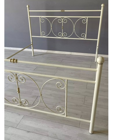 Letto Matrimoniale Ferro Battuto Mimosa | AESSEGI Letto Matrimoniale Ferro Battuto Mimosa | AESSEGI