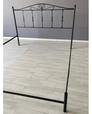 Letto Matrimoniale Ferro Battuto Damasco con Giroletto | AESSEGI Letto Matrimoniale Ferro Battuto Damasco con Giroletto | AESSEGI