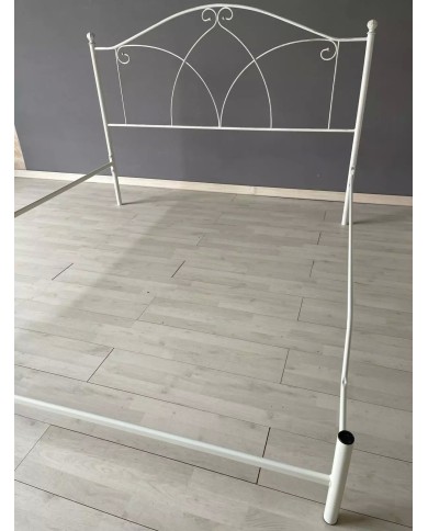 Letto Matrimoniale Ferro Battuto Denise con Giroletto | AESSEGI Letto Matrimoniale Ferro Battuto Denise con Giroletto | AESSEGI