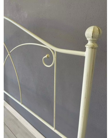 Letto Matrimoniale Ferro Battuto Denise con Giroletto | AESSEGI Letto Matrimoniale Ferro Battuto Denise con Giroletto | AESSEGI