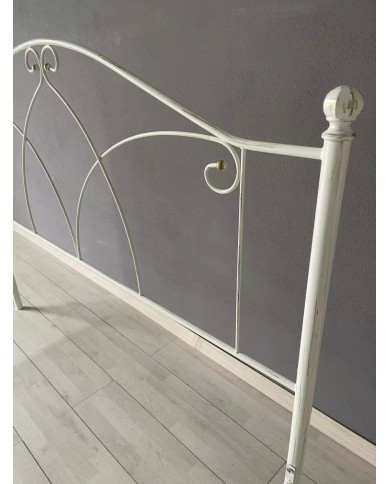 Letto Matrimoniale Ferro Battuto Denise con Giroletto | AESSEGI Letto Matrimoniale Ferro Battuto Denise con Giroletto | AESSEGI