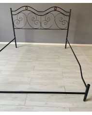 Letto Matrimoniale Ferro Battuto Laura con Giroletto | AESSEGI