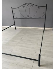 Letto Matrimoniale Ferro Battuto Marta con Giroletto | AESSEGI