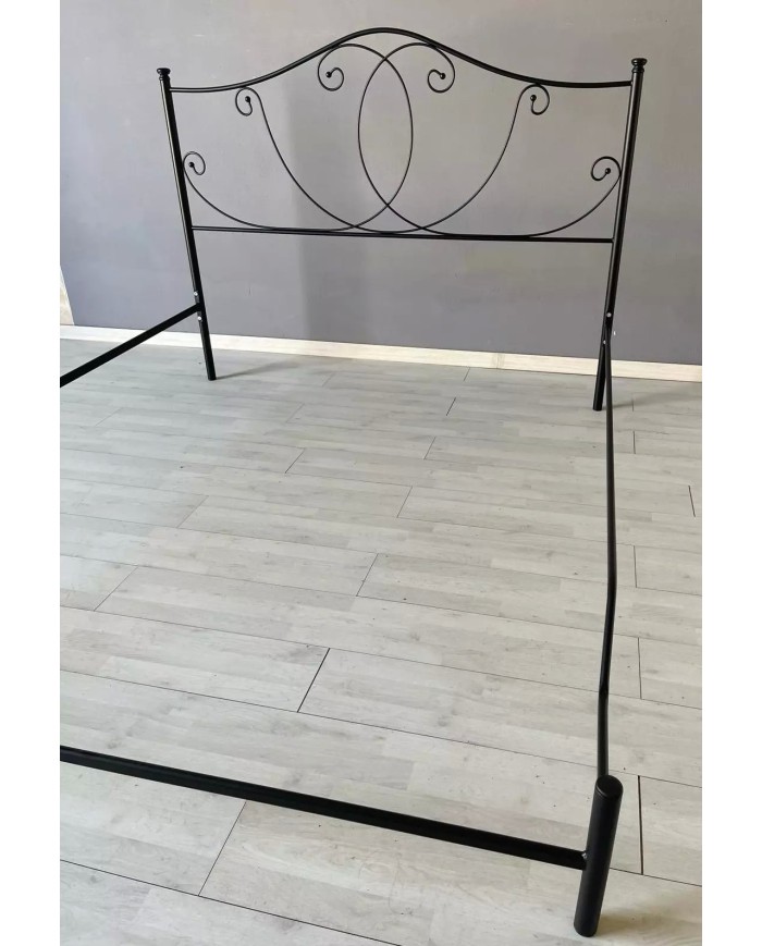 Letto Matrimoniale Ferro Battuto Marta con Giroletto | AESSEGI