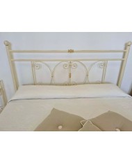 Letto Matrimoniale Ferro Battuto Mimosa con Giroletto | AESSEGI