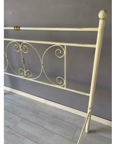 Letto Matrimoniale Ferro Battuto Mimosa con Giroletto | AESSEGI Letto Matrimoniale Ferro Battuto Mimosa con Giroletto | AESSEGI