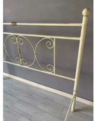Letto Matrimoniale Ferro Battuto Mimosa con Giroletto | AESSEGI