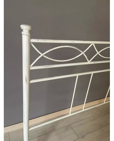 Letto Matrimoniale Ferro Battuto Rosa Anna con Giroletto | AESSEGI Letto Matrimoniale Ferro Battuto Rosa Anna con Giroletto | AESSEGI