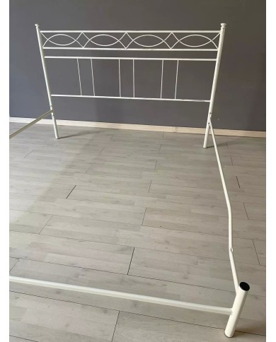 Letto Matrimoniale Ferro Battuto Rosa Anna con Giroletto | AESSEGI Letto Matrimoniale Ferro Battuto Rosa Anna con Giroletto | AESSEGI