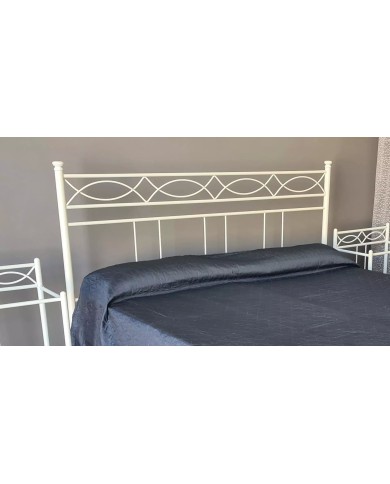 Letto Matrimoniale Ferro Battuto Rosa Anna con Giroletto | AESSEGI Letto Matrimoniale Ferro Battuto Rosa Anna con Giroletto | AESSEGI