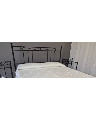 Letto Matrimoniale Ferro Battuto Silvana con Giroletto | AESSEGI Letto Matrimoniale Ferro Battuto Silvana con Giroletto | AESSEGI