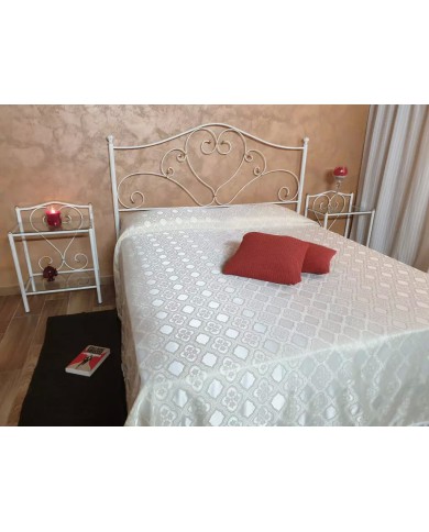 Letto Matrimoniale Ferro Battuto Sogno con Giroletto | AESSEGI Letto Matrimoniale Ferro Battuto Sogno con Giroletto | AESSEGI