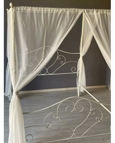 Letto Matrimoniale Ferro Battuto Sogno con Baldacchino | AESSEGI Letto Matrimoniale Ferro Battuto Sogno con Baldacchino | AESSEGI