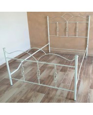 Letto una Piazza e Mezza in Ferro Battuto Fiocco | AESSEGI Letto una Piazza e Mezza in Ferro Battuto Fiocco | AESSEGI