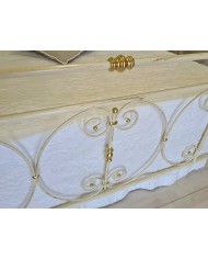 Letto una Piazza e Mezza in Ferro Battuto Mimosa | AESSEGI