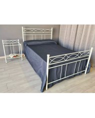 Letto una Piazza e Mezza in Ferro Battuto Rosa Anna | AESSEGI