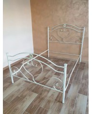 Letto una Piazza e Mezza in Ferro Battuto Cuore | AESSEGI Letto una Piazza e Mezza in Ferro Battuto Cuore | AESSEGI