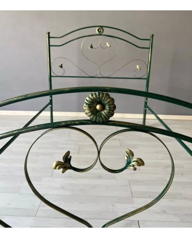 Letto una Piazza e Mezza in Ferro Battuto Cuore | AESSEGI Letto una Piazza e Mezza in Ferro Battuto Cuore | AESSEGI