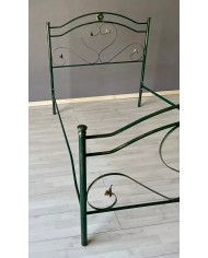 Letto una Piazza e Mezza in Ferro Battuto Cuore | AESSEGI Letto una Piazza e Mezza in Ferro Battuto Cuore | AESSEGI